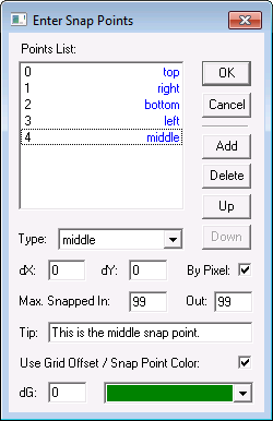Enter Snap Points